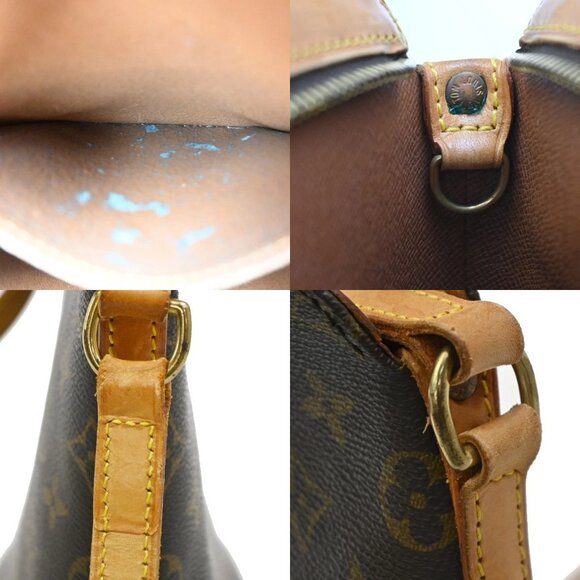 LOUIS VUITTON Logo Drouot Shoulder Bag Monogram Leather Brown M51290 88EF355 - Picture 13 of 16